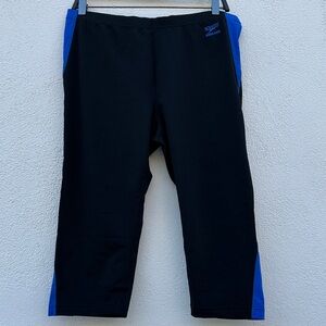 Speedo Endurance Women’s  Blk/Sapphire Capri Swim Pants